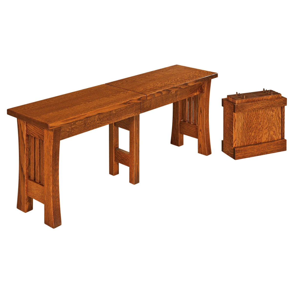 Arts and Crafts Extendable Bench