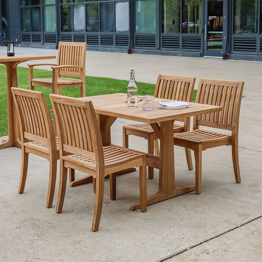 FOXHALL® TEAK RECTANGULAR TABLE
