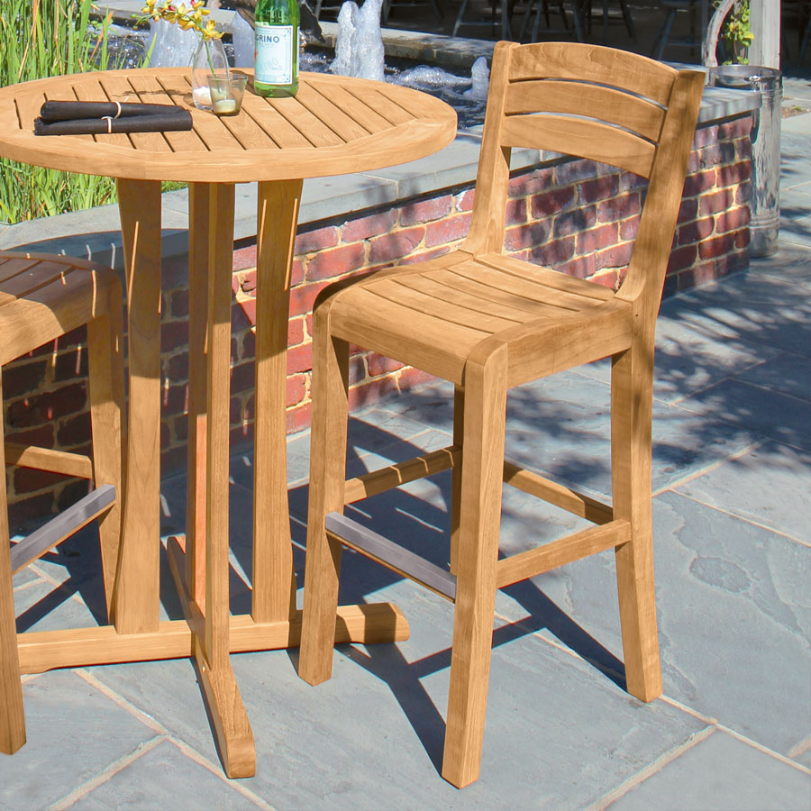 SHOREHAM TEAK BAR STOOL
